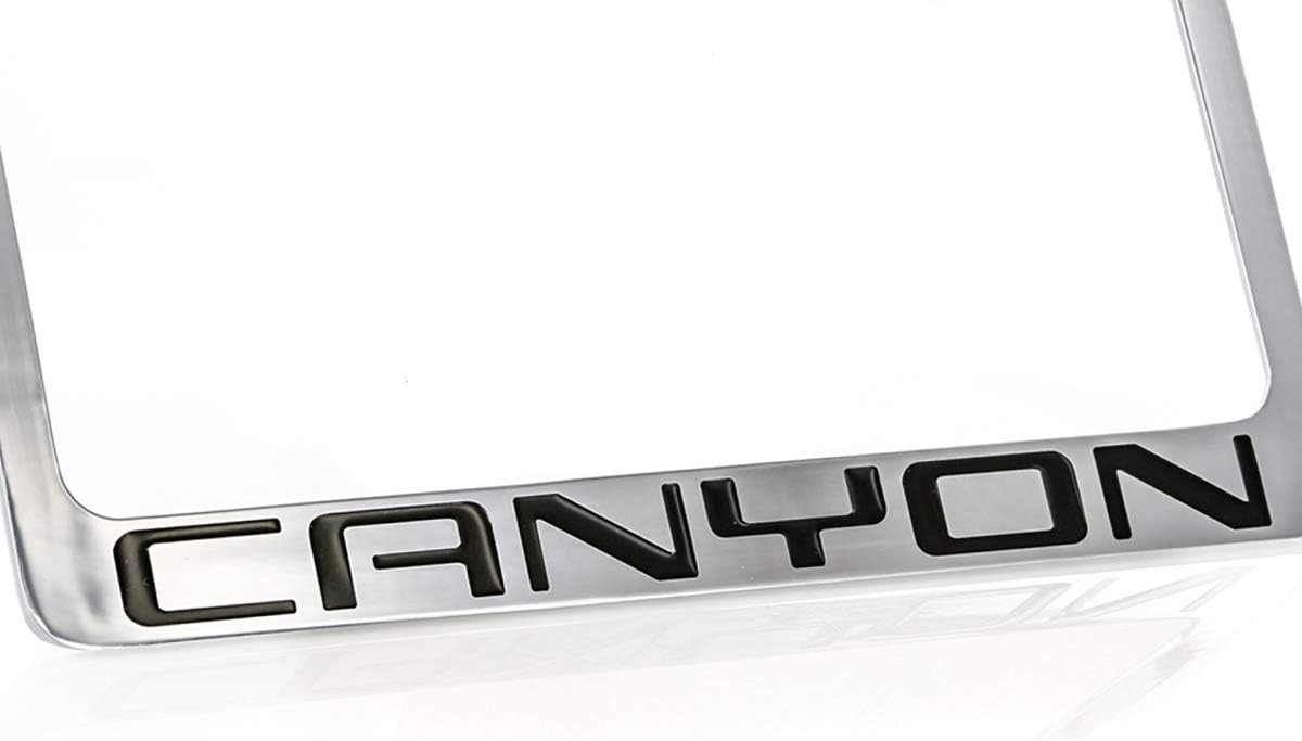 GMC Canyon Chrome Plated Metal License Plate Frame Holder