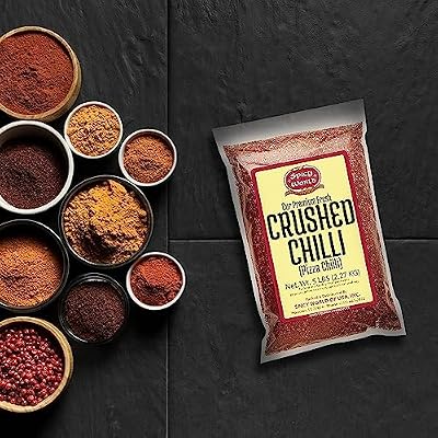 Crushed Red Pepper Flakes 5 Pound Bulk Value Pack - Chili Flakes - by Spicy World