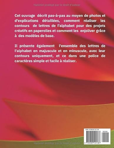 Abécédaire pour quilling: Modèles de lettres majuscules et minuscules pour paperolles – vue 2