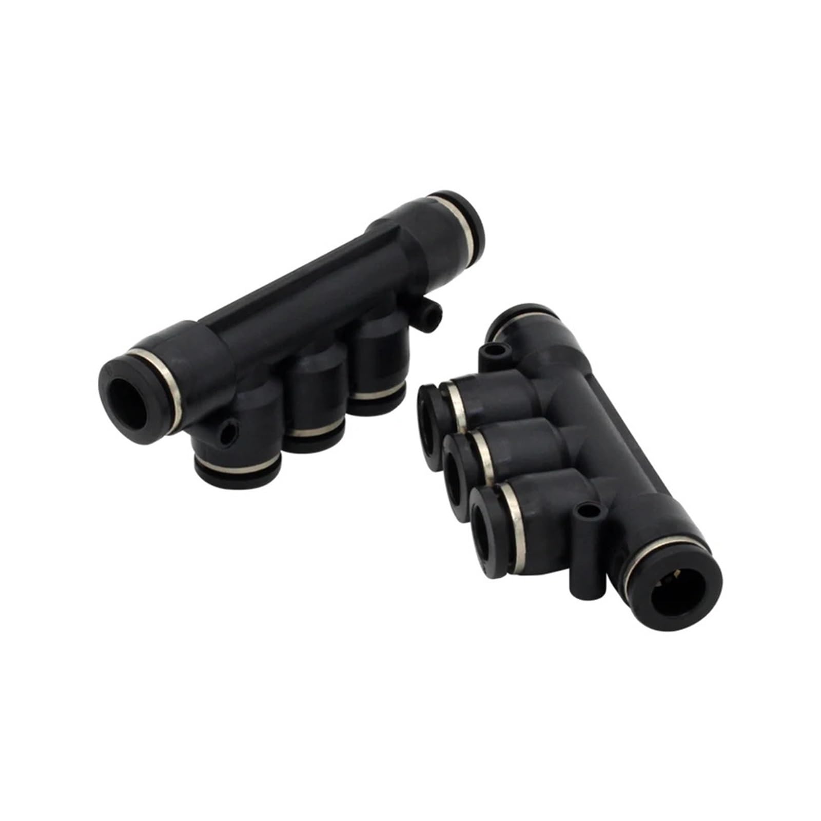 10 unids/Lote Conector de Cinco vías Conector neumático Ajuste de Empuje for Tubo de Aire/Agua PK4 PK6 PK8 PK10 PK12mm(PK-8)