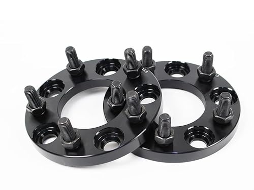 フーガ/HV Y50 Y51 ワイトレ 5H 2枚組 PCD114.3-1.25 15mm ワイドトレッドスペーサー (黒)