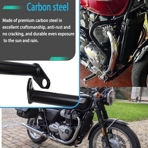 Bumper Frame Protection fit for Bonneville T100 T120 2017-2024(Black) by SHINKXMT - Image 2