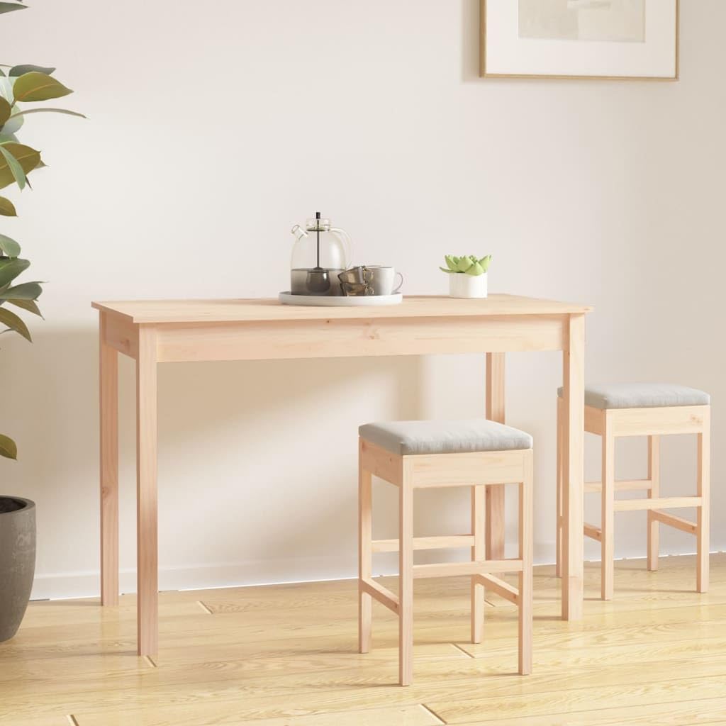 vidaXL Esstisch, Esszimmertisch mit viel Platz, Tisch für Esszimmer Küche Restaurant, Küchentisch Speisetisch Holztisch, Massivholz Kiefer