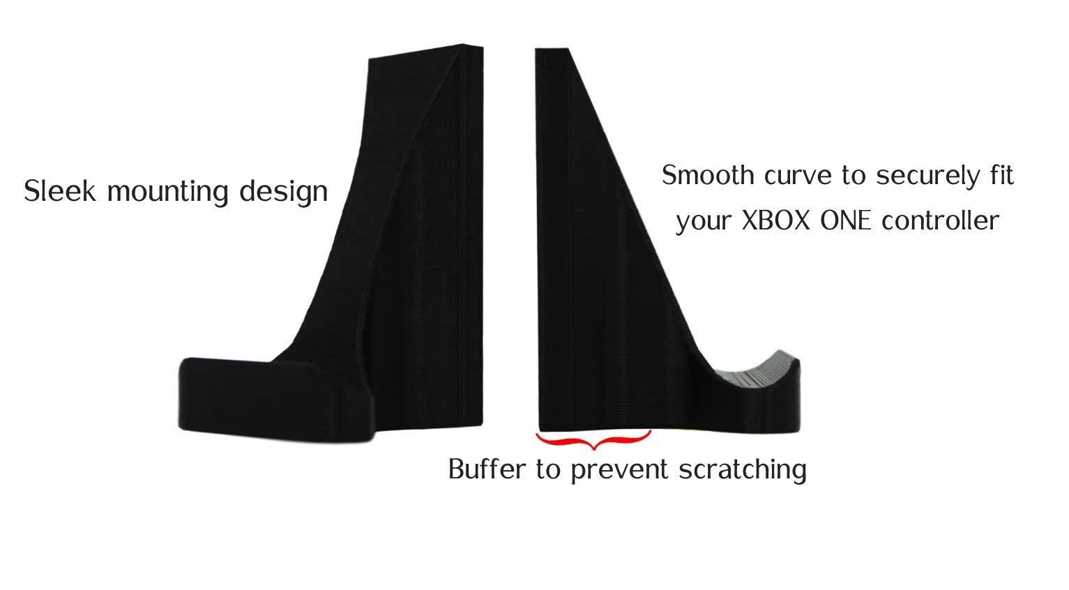 Controller-Wandhalterungs-Set für Xbox One, Microsoft, einfache Installation, 3M-Befehlsstreifen enthalten (blau, 4)