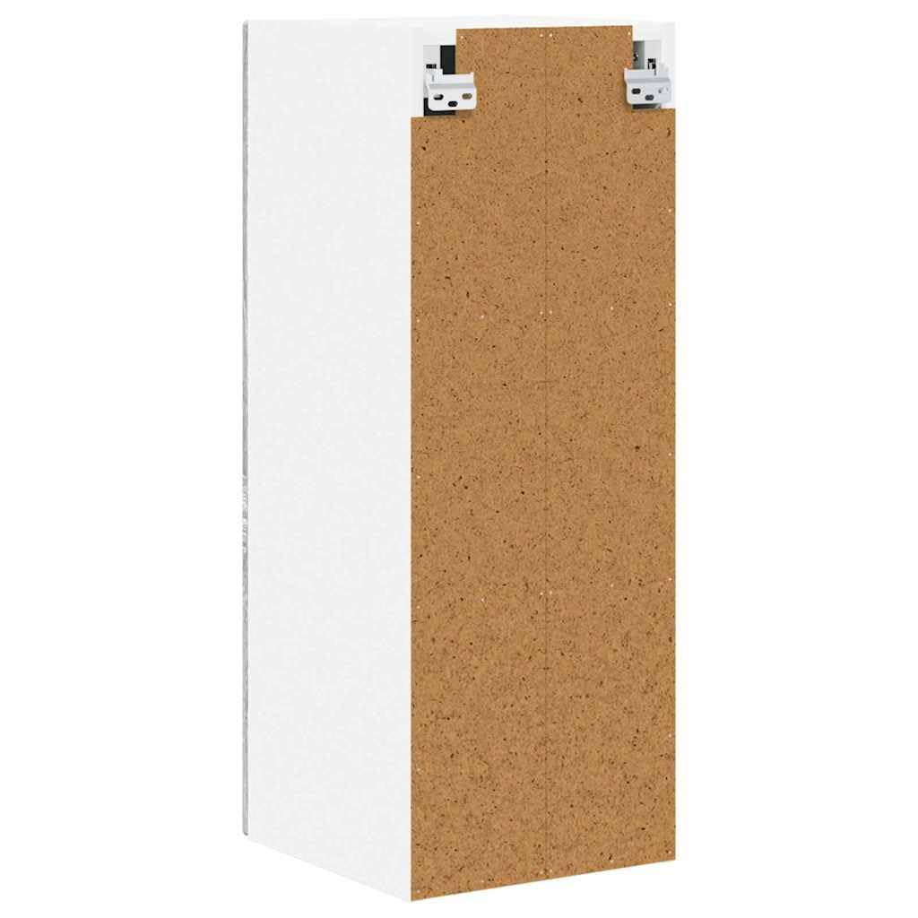 Grauer Küchenschrank Sonoma 30 x 31 x 80 cm aus Holzwerkstoff mit Wandmontage als Wandschrank Küchenzubehör für Moderne Innenküchen