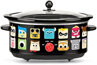 Disney Pixar Slow Cooker, 7 quart, Black