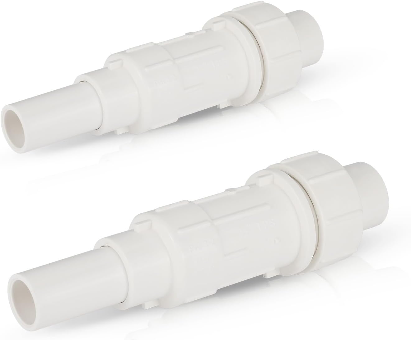 Amazon.com: 2piece EFIELD 1-Inch PVC Expansion Repair Coupling | for ...