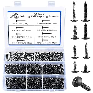 Jttxiu 023 Blechschrauben Set 310 STK