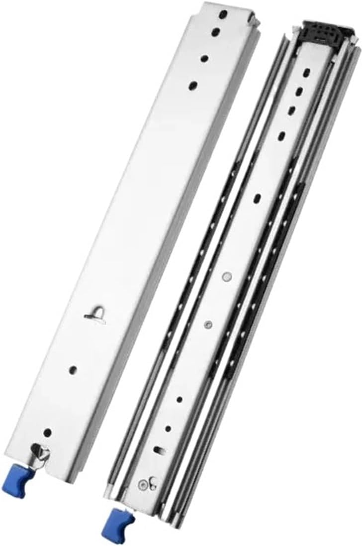 Heavy DuDu Der Slides with Lock120KG Capaci3Fold Full Extension 5m Wide 1500mm Length Industrial Drawer Runners for Smooth Operation & Durability