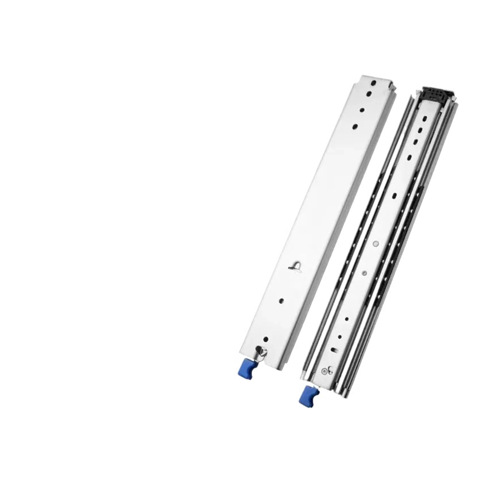 Hiycyohdi One Color Heavy Duty Drawer Slides With Lock - 120Kg Capacity, 3-Fold Full Extension, 53Mm Wide 1Pair(450Mm)