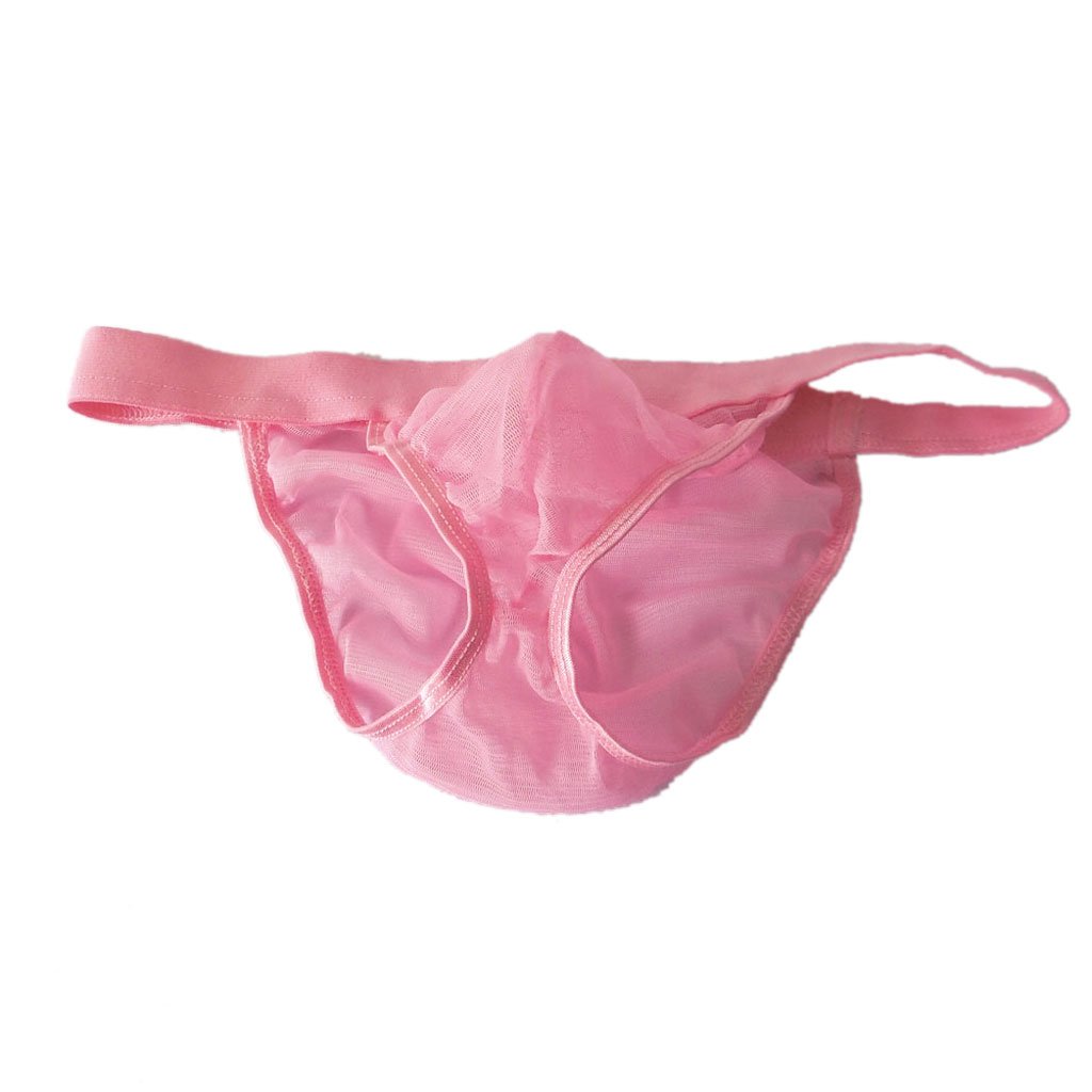 Men's Sheer Mesh G-String Underwear Bikini T-Back Thongs Briefs Pink | Clothing Shoes & Accessories | Mens Clothing | Underwear | 1 x Men’s Underwear-image-16