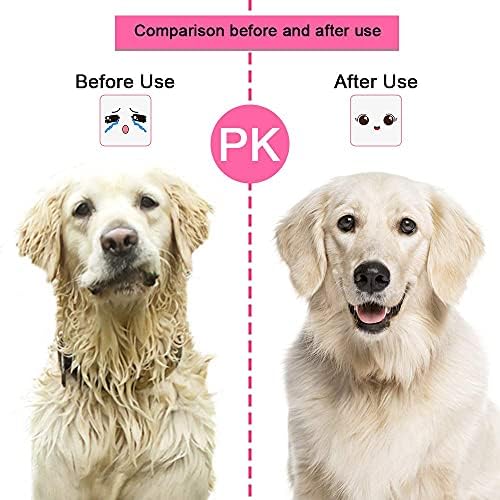 NATRUTH Self Cleaning Slicker Brush for Dogs and Cats,Pet Grooming Tool,Removes Undercoat,Shedding Mats and Tangled Hair,Dander,Dirt, Massages Particle,Improves Circulation (pink)