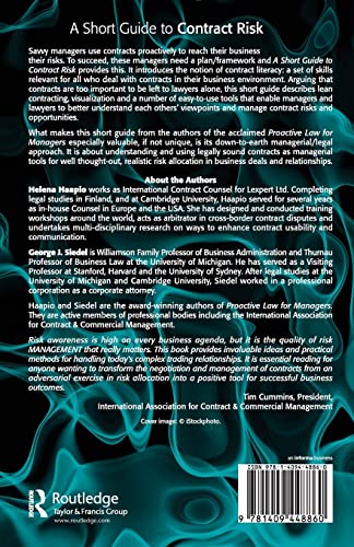 A Short Guide to Contract Risk