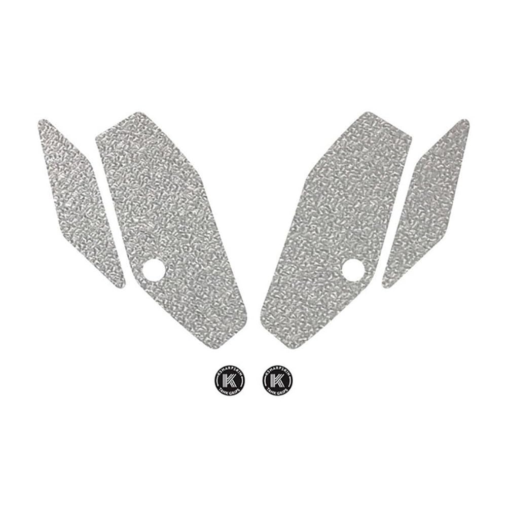 Genouillère latérale moto YZF R6 : grip réservoir antidérapant noir