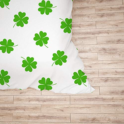Housse de couette trèfle vert ultra doux en polyester durable - 6