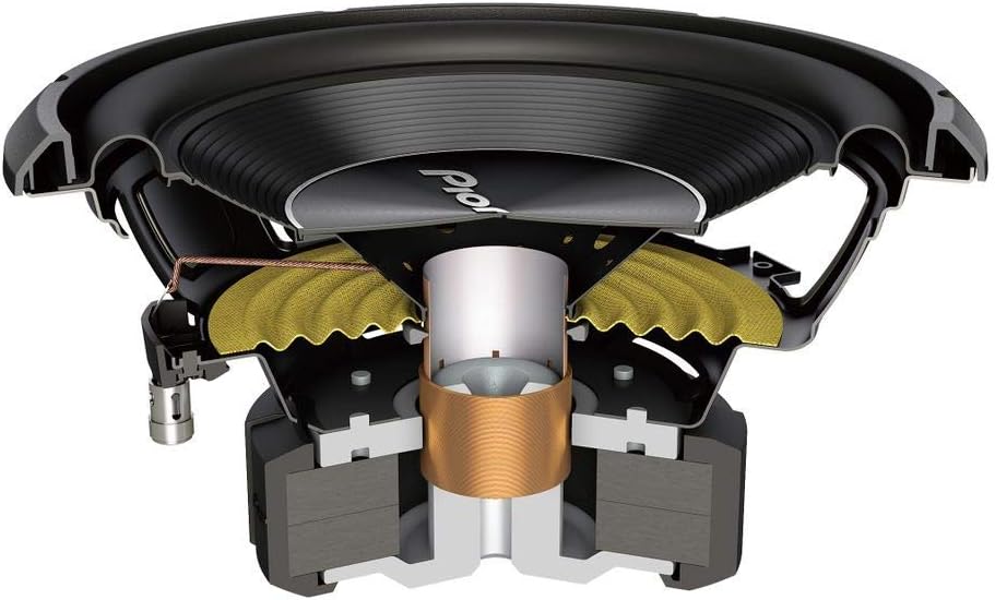 Pioneer TS-A250S4 - 25 cm 4Ω enclosure-type single voice coil subwoofer (1300W), black - Image 3