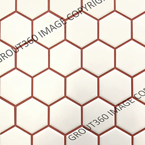 Grout 360 Adobe Brick Sanded Tile Grout for Tile Installation Jobs. Use on Floors, Walls, Back Splashes, Showers, and Mosaics. (5 lbs.)