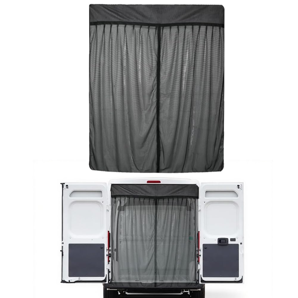 Zanzariera Magnetica per Ducato/Peugeot Boxer/Citroen Relay 2006-2024, 195 x 170 cm, Black
