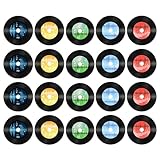 Ambiance rétro garantie : sublimez instantanément votre événement avec une décoration murale rétro composée de disques vinyles noirs. idéale pour les soirées à thème et les , cette décoration en vinyle est parfaite pour décorer votre table lors d'une fête