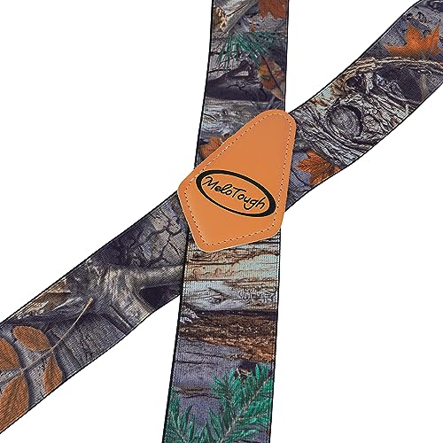 Melotough Camouflage Suspenders For Men Big And Tall Work Suspenders W/Heavy Duty Strong Clip For Hunting thumb #8