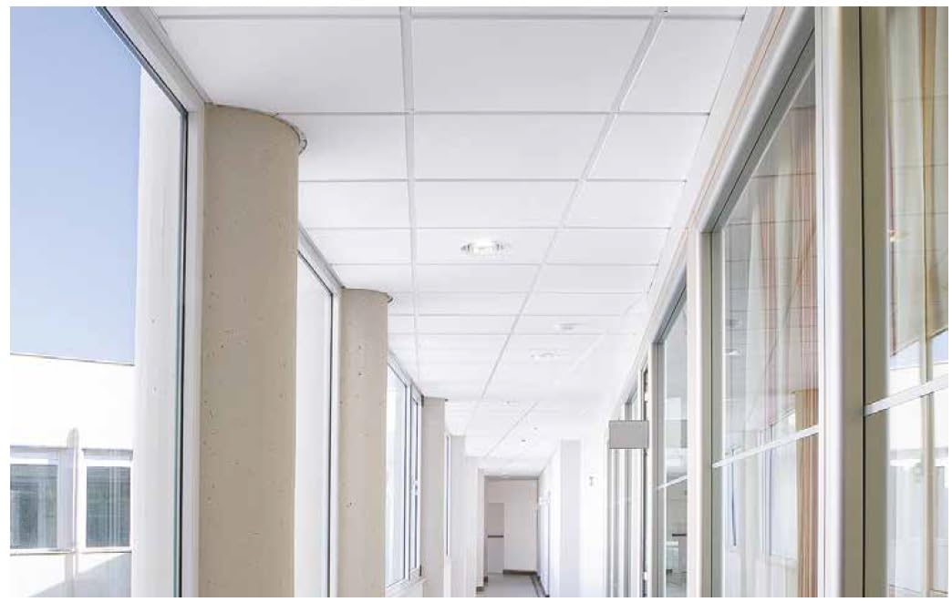 Pannelli Controsoffitto In Gesso Nero STAR GYPS 60x60 | Rivestiti In PVC Lavabile, Kit 8 Pezzi 2,88 Mq | Bordo Lay-on, Reazione Al Fuoco B-s1,d0