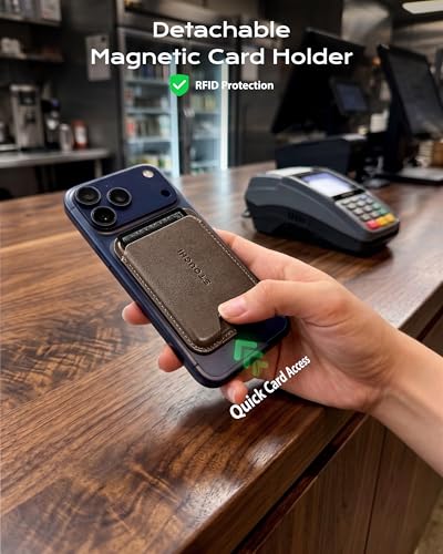 Image of Stouchi AirTag Passport Holder, Passport Holder with Detachable Magnetic Card Case, RFID-blocking, 1-Second Pull Strap & One-Hand Access, Premium Vegan Leather Travel Document Organizer