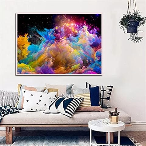 Diamond Painting Kits for Adults,Cloud Diamond Art Picture Square Full Drill Crystal Rhinestone Paint by Numbers Embroidery Paintings for Relaxation and Home Wall Decor,30x40cm/12x16in Cover