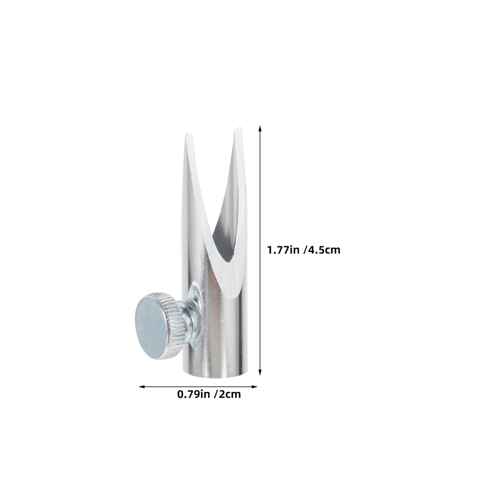 minkissy 12stücke Anspitzer für Kosmetikstifte aus Aluminiumlegierung mit Teilen für Augenbrauen und Lippenkonturenstifte für Künstler und Studenten U-förmiger Schlitz für Verschiedene Stif