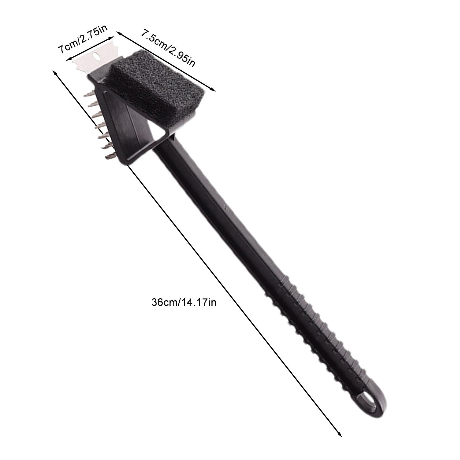 Brosse Et Grattoir QH7 Pour Barbecue - Avec 2 Brosses De Rechange - Nettoyage Grilles