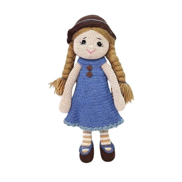 Happy Threads , Cute Crochet Soft Doll, Zoe, 33 cms, Perfect Size for Kids, Best Gift,Soft Toys for Girls and Boys, BIS Certified (B0CRHKZB2H) Amazon Price History, Amazon Price Tracker