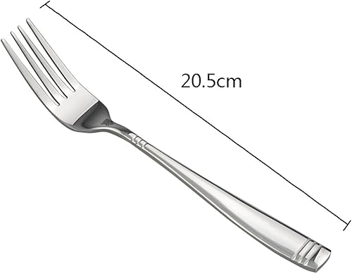 Miniatura 2 de Juego de 12 tenedores de acero inoxidable, tenedores de cocina para comer