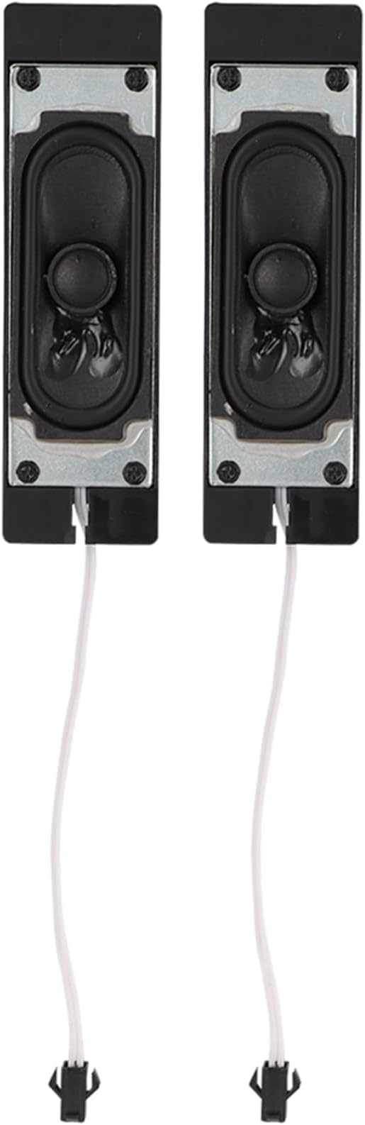 Ejoyous TV Speaker Replacement 10W 8 Ohm, 2 Pieces Bass Speaker Unit Portable Small Module, for LCD TV Advertising Devices DIY Projects