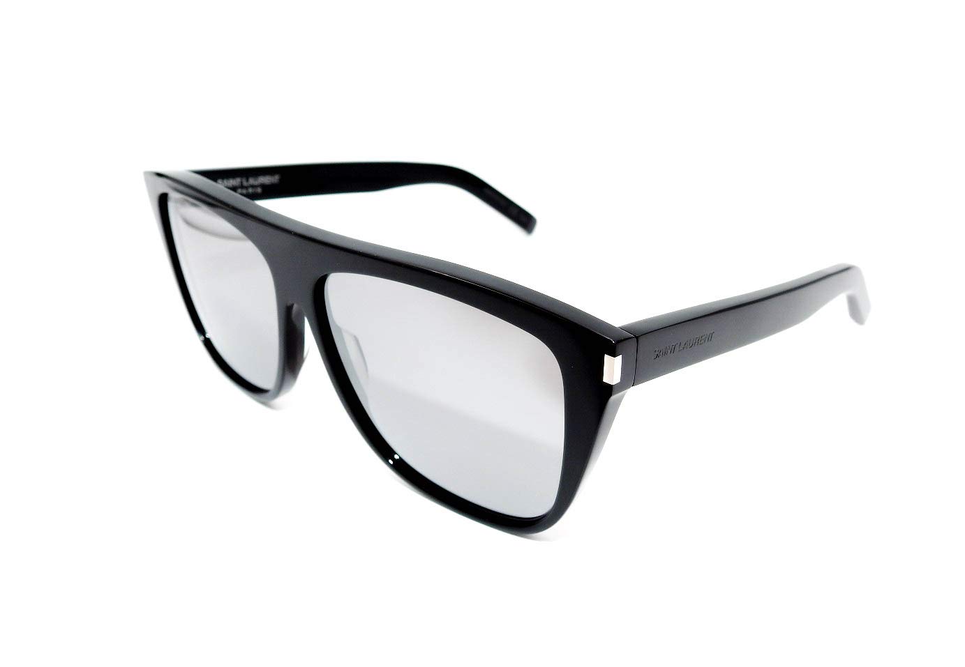 Saint Laurent SL 1 001 Montures de Lunettes, Noir (Black/Grey), 59 Mixte Adulte