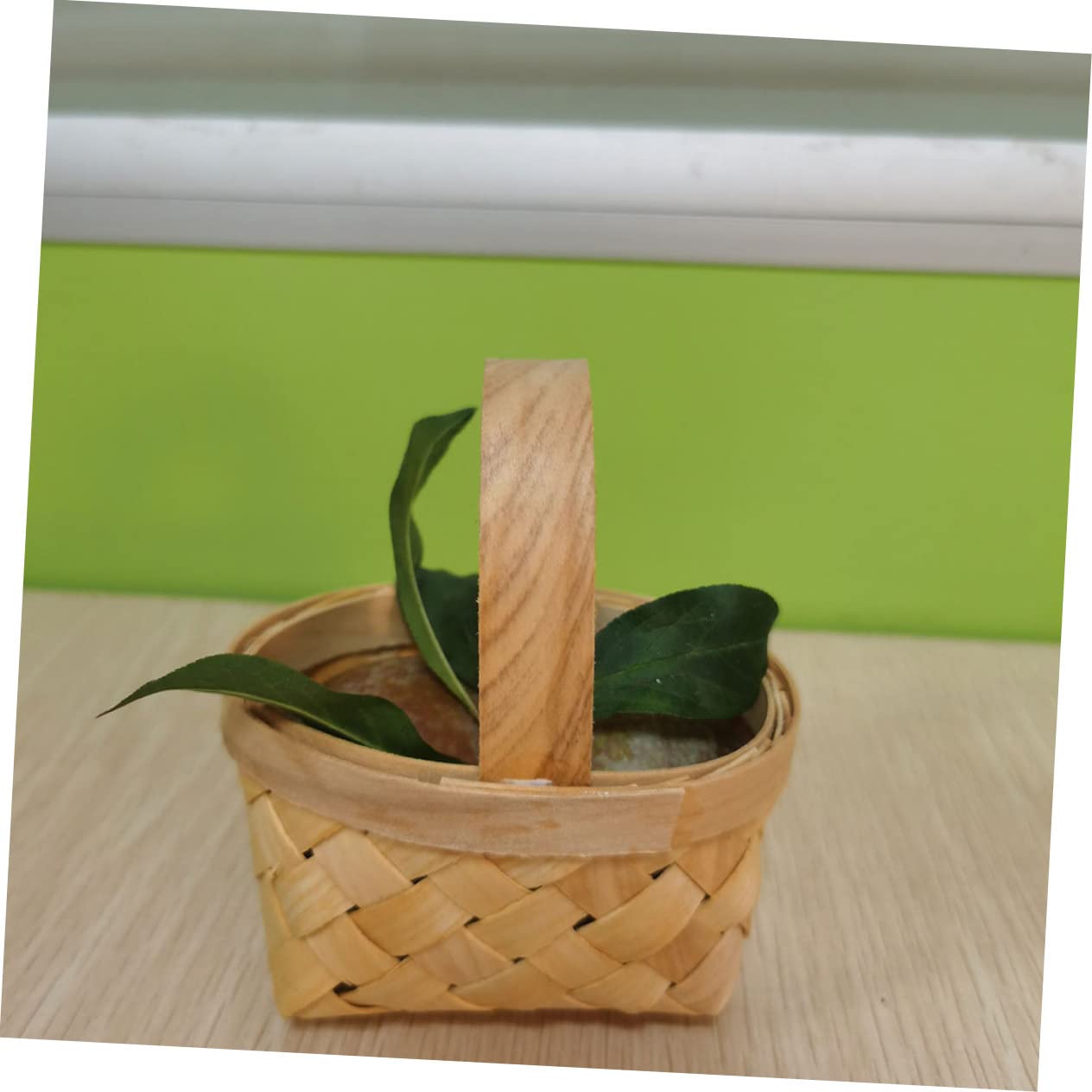 PRETYZOOM 25stücke Woven Candy Holder Mit Griff Für Hochzeiten Feste Und Gastgeschenke Handgefertigte Körbchen Für Süßigkeiten Deko Und Aufbewahrung