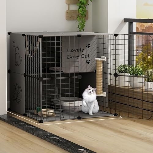 猫 子猫用 ケージ 二列 3段 猫ハウス 室内用猫のゲージ 大きめ動物 大型猫用 折り畳み式 移動便利 組立簡単 取り外し可能なペット用品 室内飼い DIYケージ組え 組み換え自由な棚板お手 快適なスペース 猫脱走防止扉キャット 小動物用 おしゃれ ペット