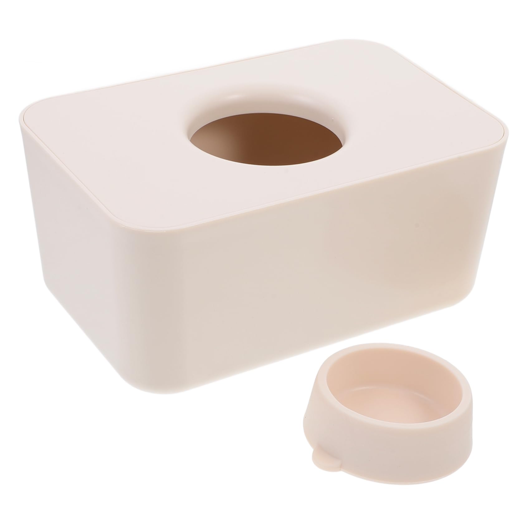 Sosoport Caja Dispensadora de Toallitas Húmedas de Silicona con Tapa Hermética Resistente y Versátil para Coche Oficina y Hogar Protección y Conservación de Pañuelos y Pañuelos de