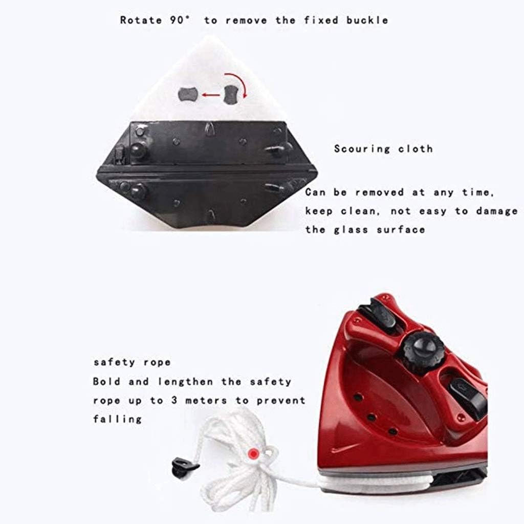 Window Cleaner Glass Wiper Surface Cleaning Tool for High-Rise Single Glazed Windows Suitable for Home/Office/Car Thickness 5-24 mm