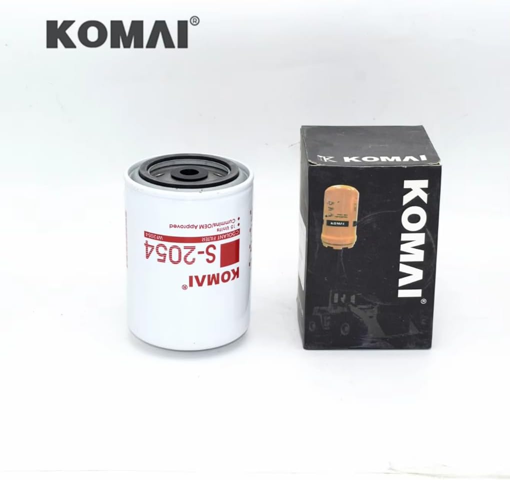 Coolant Filter Compatible with Komatsu 258264 AR87112 AR89379 600-411-11601 26550001 WF2054