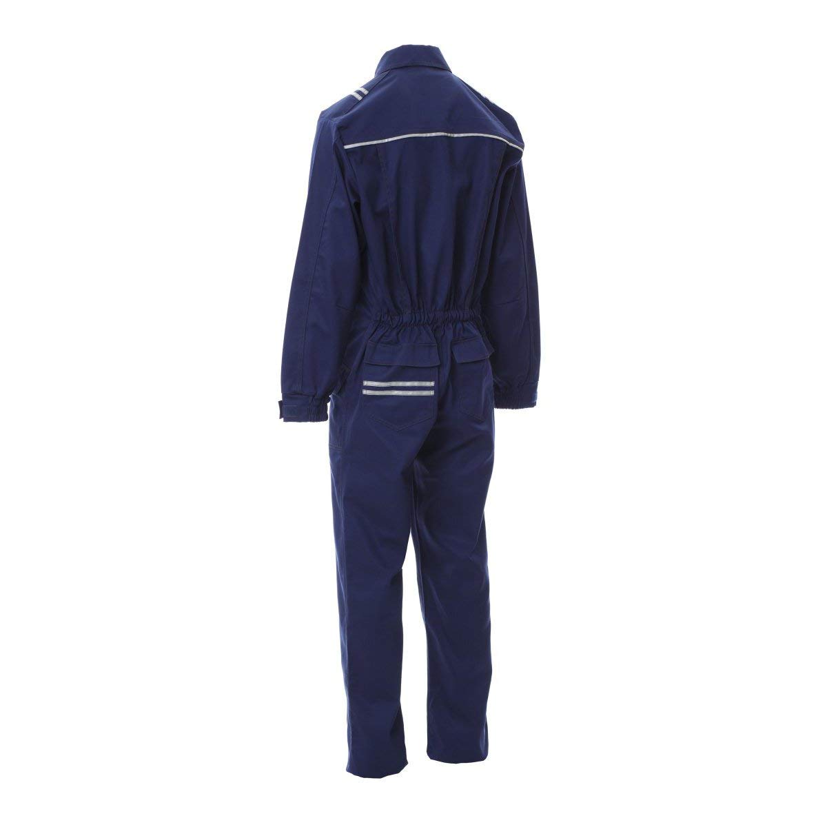 Payper TOTAL-PRO 2.0 Tuta da lavoro uomo cotone antistatico antiacido ignifugo per saldatori Blu Navy (M)