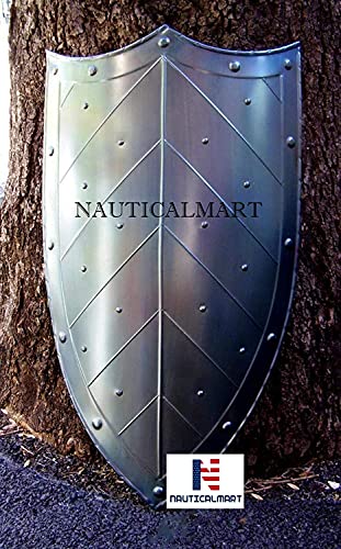 NauticalMart Medieval Shield with Combat Ready for Battle Armor Shield Replica