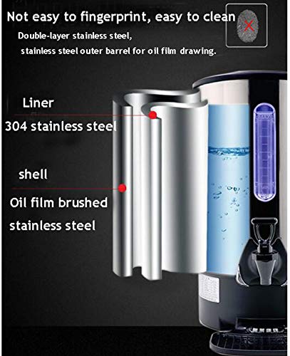 Intbuying Stainless Steel Large Capacity Commercial Office Kitchen Hot Water Dispense Boiler Instant Boiling Machine Heater Electric Kettle Temperature Control For Coffee Tea With Faucet Tap-15.4L #TOP4