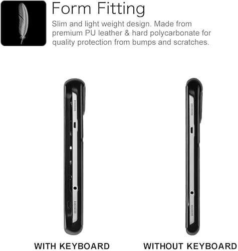 Miniatura 7 de Fintie Funda de teclado para Samsung Galaxy Tab S2 97 - Funda de soporte delgada con teclado Bluetooth inalámbrico magnéticamente desmontable para