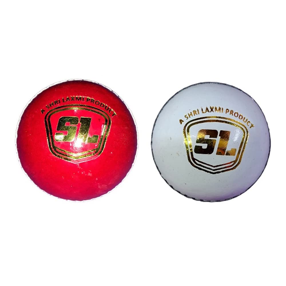 SL Club Combo of 1 Red & 1 White 2 Part Leather Cricket Balls (Pack of 2 Balls) (B0B6C4BZYL) Amazon Price History, Amazon Price Tracker