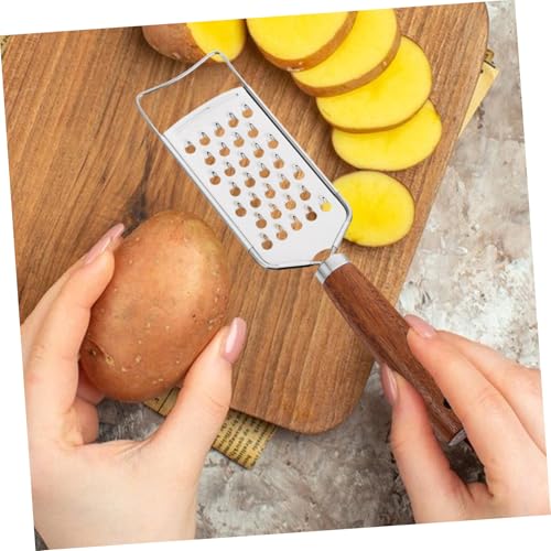 Set 2 ralladores múltiples de acero inoxidable con mango ergonómico miniatura 6