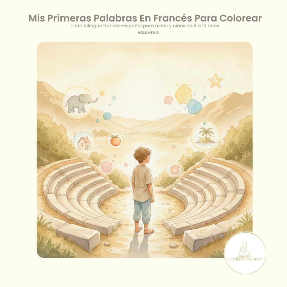 Mis primeras palabras en francés para colorear: Volumen 5