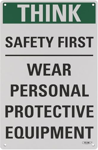 Miniatura 6 de Mantente seguro con nuestro letrero de seguridad que cumple con la OSHA, 15 x 10 pulgadas, aluminio de 0.039 in, advertencia de peligro esencial en