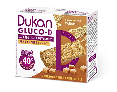  Dukan Barre Gluco-D Saveur Caramel 120 g