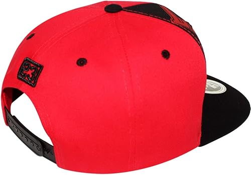 Miniatura 5 de 4350 DISTRICT Gorra ajustable de algodón Snapback para hombre (N21BUL17 REDBLK), Bull Legend_red Negro