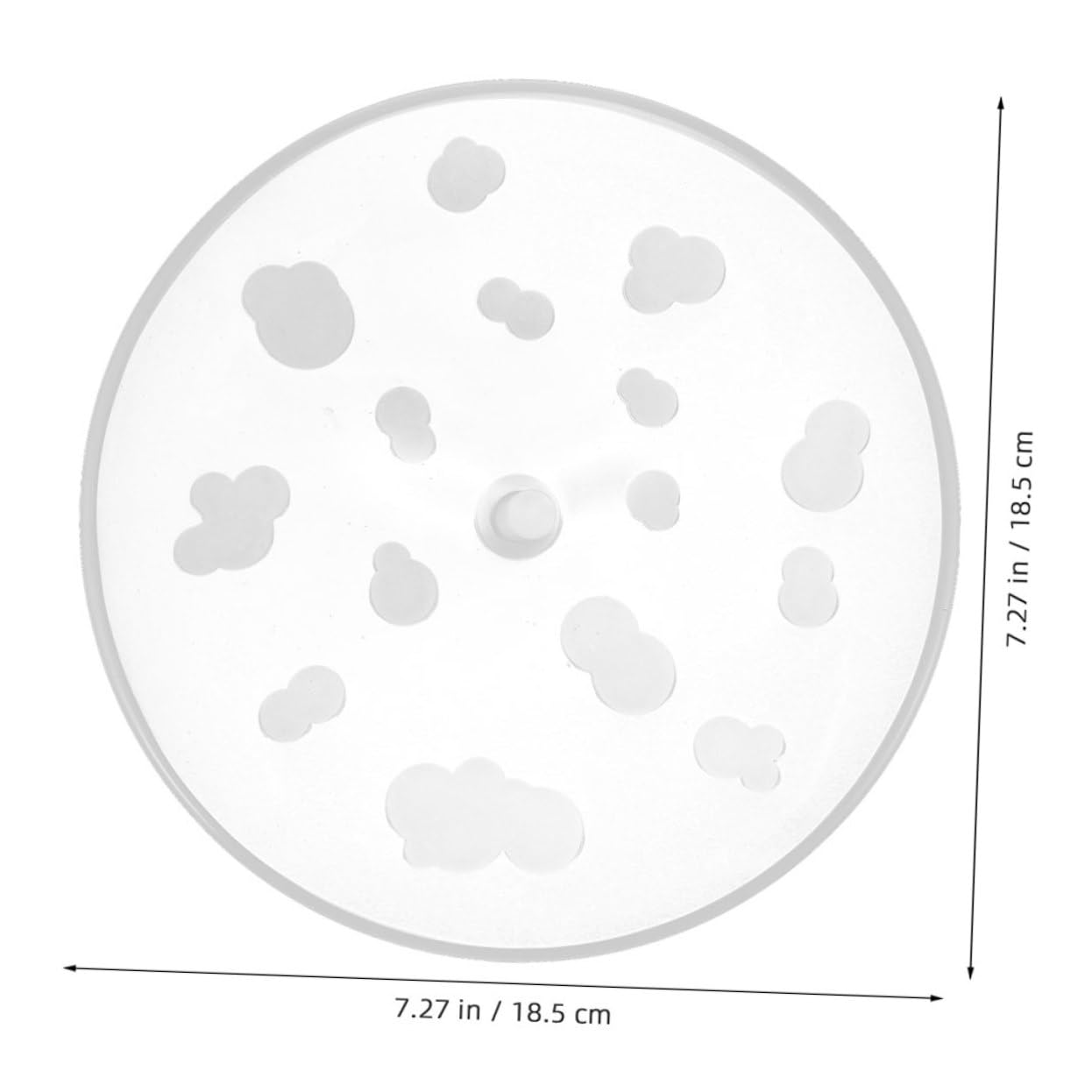 Healifty 2Pcs Microwave Safe Plastic Popcorn Bowl Lid Replacement Fit for Popcorn Buckets Convenient Kitchen Accessory for Popcorn Makers and Popper Cups