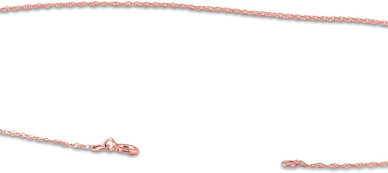 P3 POMPEII3 Pompeii 1/2ct Rose Gold Round Diamond Solitaire Pendant 14K
